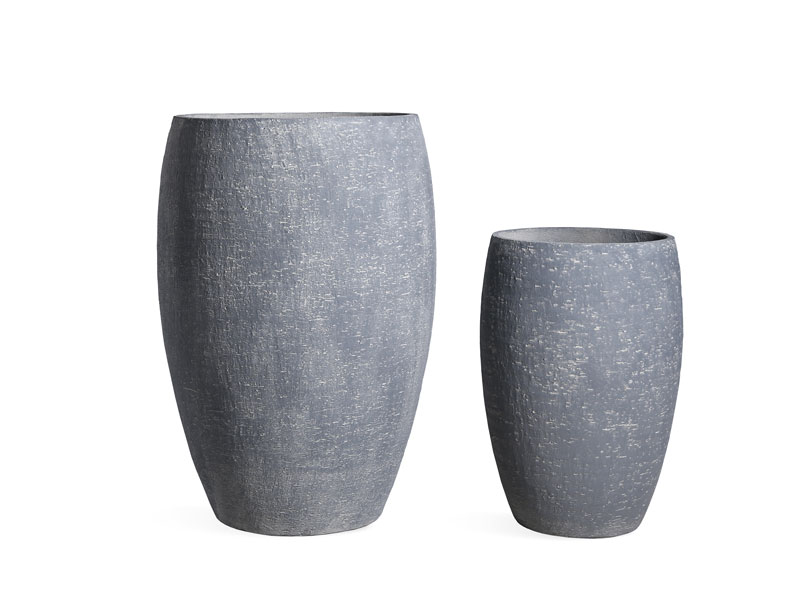 Vogue Planter S/2 Vase rough finish