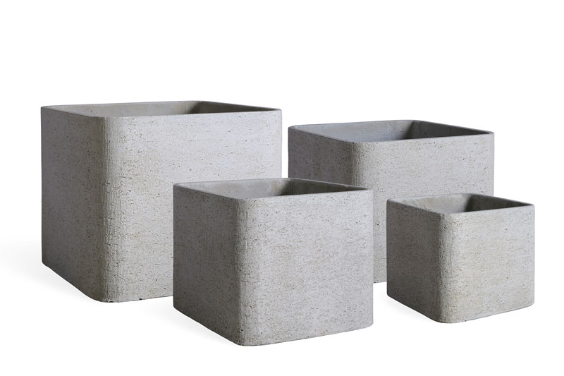 Meza Planter S/4 (Rough Finish/Rounded Corners)