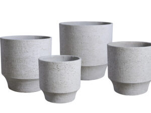 Mecca Planter S/4 (Rough Finish/Footed)