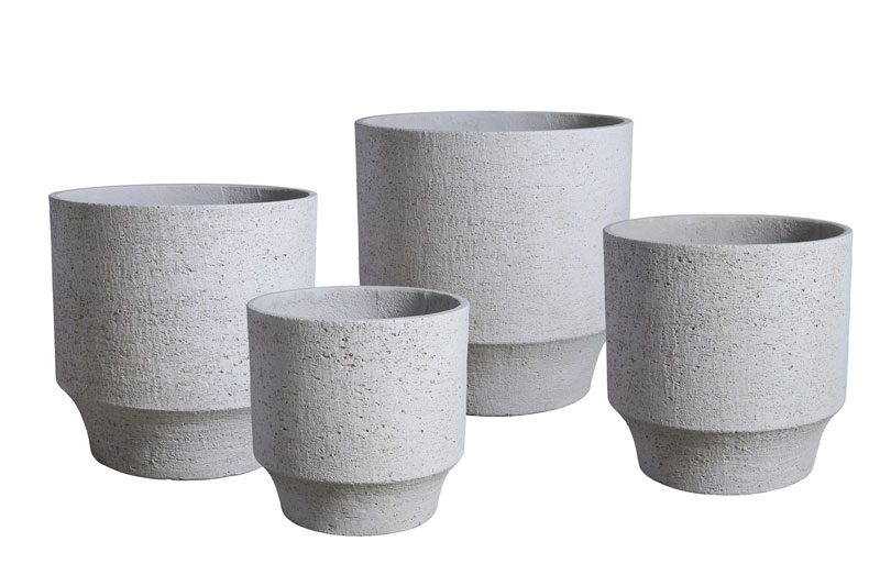 Mecca Planter S/4 (Rough Finish/Footed)