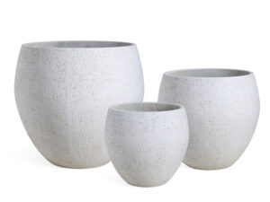 Coco Planter S/3 rough round pot