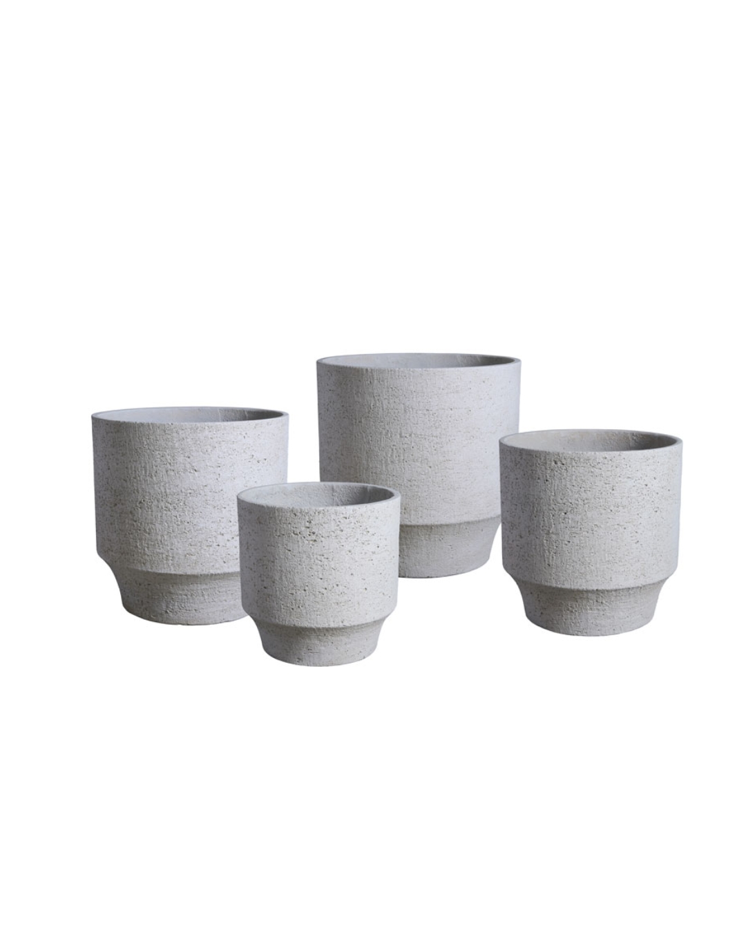 Mecca Planter S/4 (Rough Finish/Footed)