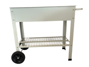 Garden Bed (Stainless Steel w/ Wheels)