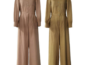 Garden Fashion Linen Jumpsuit – Relaxed Utility Fit