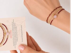 Nature's Gift Assorted Stone Bracelet with Display Box